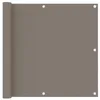 Image de vidaXL Ecran de Balcon Brise-vue Brise-vent de Jardin Ecran de Protection Ecran dIntimité Confidentialité Extérieur Taupe 134991