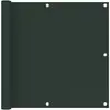 Image de Écran De Balcon Vert Foncé 90x300 Cm Tissu Oxford Vidaxl