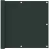Image de Écran De Balcon Vert Foncé 90x600 Cm Tissu Oxford Vidaxl