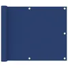 Image de Écran De Balcon Bleu 75x300 Cm Tissu Oxford Vidaxl