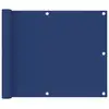 Image de Écran De Balcon Bleu 75x600 Cm Tissu Oxford Vidaxl