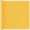 Image de Écran De Balcon Jaune 90x500 Cm Tissu Oxford Vidaxl