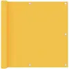 Image de Écran De Balcon Jaune 90x600 Cm Tissu Oxford Vidaxl