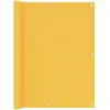 Image de Écran De Balcon Jaune 120x600 Cm Tissu Oxford Vidaxl