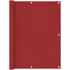 Image de Écran De Balcon Rouge 120x300 Cm Tissu Oxford Vidaxl