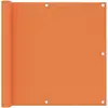 Image de Écran De Balcon Orange 90x300 Cm Tissu Oxford Vidaxl