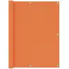 Image de Écran De Balcon Orange 120x500 Cm Tissu Oxford Vidaxl