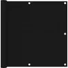 Image de Écran De Balcon Noir 90x300 Cm Tissu Oxford Vidaxl