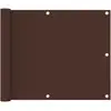 Image de Écran De Balcon Marron 75x300 Cm Tissu Oxford Vidaxl