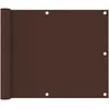 Image de Écran De Balcon Marron 75x600 Cm Tissu Oxford Vidaxl