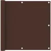 Image de Écran De Balcon Marron 90x300 Cm Tissu Oxford Vidaxl