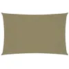 Image de vidaXL Voile de parasol Tissu Oxford rectangulaire 25x5 m Beige