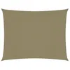 Image de vidaXL Voile de parasol tissu oxford rectangulaire 3x4 m beige 135155