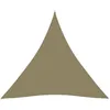 Image de Parasol - vidaXL - Triangulaire - Tissu Oxford enduit PU - 45x45x45 m - Beige