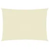 Image de vidaXL Voile de parasol tissu oxford rectangulaire 3x5 m crème 135212