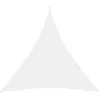 Image de vidaXL Voile de parasol tissu oxford triangulaire 36x36x36 m blanc 135281