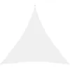 Image de vidaXL Voile de parasol Tissu Oxford triangulaire 45x45x45 m Blanc