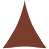 Image de vidaXL Voile de parasol Tissu Oxford triangulaire 5x7x7 m Terre cuite