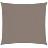 Image de vidaXL Voile de parasol Tissu Oxford carré 3x3 m Taupe