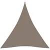 Image de vidaXL Voile de parasol Tissu Oxford triangulaire 5x5x5 m Taupe