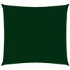 Image de vidaXL Voile de parasol Tissu Oxford carré 2x2 m Vert foncé