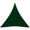 Image de vidaXL Voile de parasol Tissu Oxford triangulaire 4x4x4 m Vert foncé