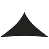 Image de vidaXL Voile de parasol Tissu Oxford triangulaire 35x35x49 m Noir