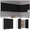 Image de Vidaxl armoire suspendue noir 60x31x60 cm bois d'ingénierie 801269