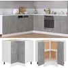Image de vidaXL Armoire dangle basse Lyon Gris béton 755 x 755 x 815 cm Bois dingénierie 802493