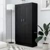 Image de vidaXL Bibliothèque Noir 825x305x150 cm Bois d’ingénierie 802724