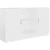 Image de Vidaxl buffet blanc 120x30,5x70 cm bois d'ingénierie 802777
