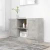 Image de Buffet Gris Béton 120x30,5x70 Cm Bois D'ingénierie Vidaxl