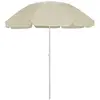 Image de Parasol De Plage Jaune Sable 300 Cm Vidaxl