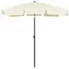 Image de Parasol De Plage Jaune Sable 180x120 Cm Vidaxl