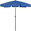 Image de Parasol De Plage Bleu Azuré 180x120 Cm Vidaxl