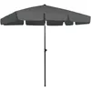 Image de Parasol De Plage Anthracite 200x125 Cm Vidaxl