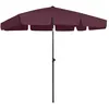Image de Parasol De Plage Rouge Bordeaux 200x125 Cm Vidaxl