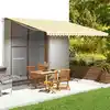 Image de Tissu De Remplacement Pour Auvent Jaune Et Blanc 5x3,5 M Vidaxl