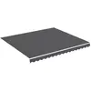 Image de Tissu De Remplacement Pour Auvent Anthracite 4x3,5 M Vidaxl