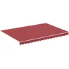 Image de Tissu De Remplacement Pour Auvent Bordeaux Rouge 3,5x2,5 M Vidaxl
