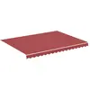 Image de Tissu De Remplacement Pour Auvent Bordeaux Rouge 4x3 M Vidaxl