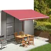 Image de Tissu De Remplacement Pour Auvent Bordeaux Rouge 5x3 M Vidaxl