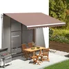 Image de Tissu De Remplacement Pour Auvent Marron 4,5x3 M Vidaxl