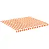 Image de Tissu De Remplacement Pour Auvent Jaune Et Orange 4x3,5 M Vidaxl