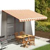 Image de vidaXL Tissu de remplacement pour auvent Jaune et orange 45x3 m 312019