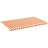 Image de Tissu De Remplacement Pour Auvent Jaune Et Orange 6x3,5 M Vidaxl