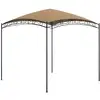Image de Belvédère 3x3x2,65 M Taupe 180 G/m² Vidaxl