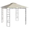 Image de Belvédère 3x3x2,7 M Crème 160 G/m² Vidaxl
