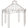 Image de Pavillon De Jardin Marron Antique 400x258x378 Cm Fer Vidaxl