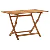 Image de Table de jardin pliable 120x70x75 cm bois d acacia massif